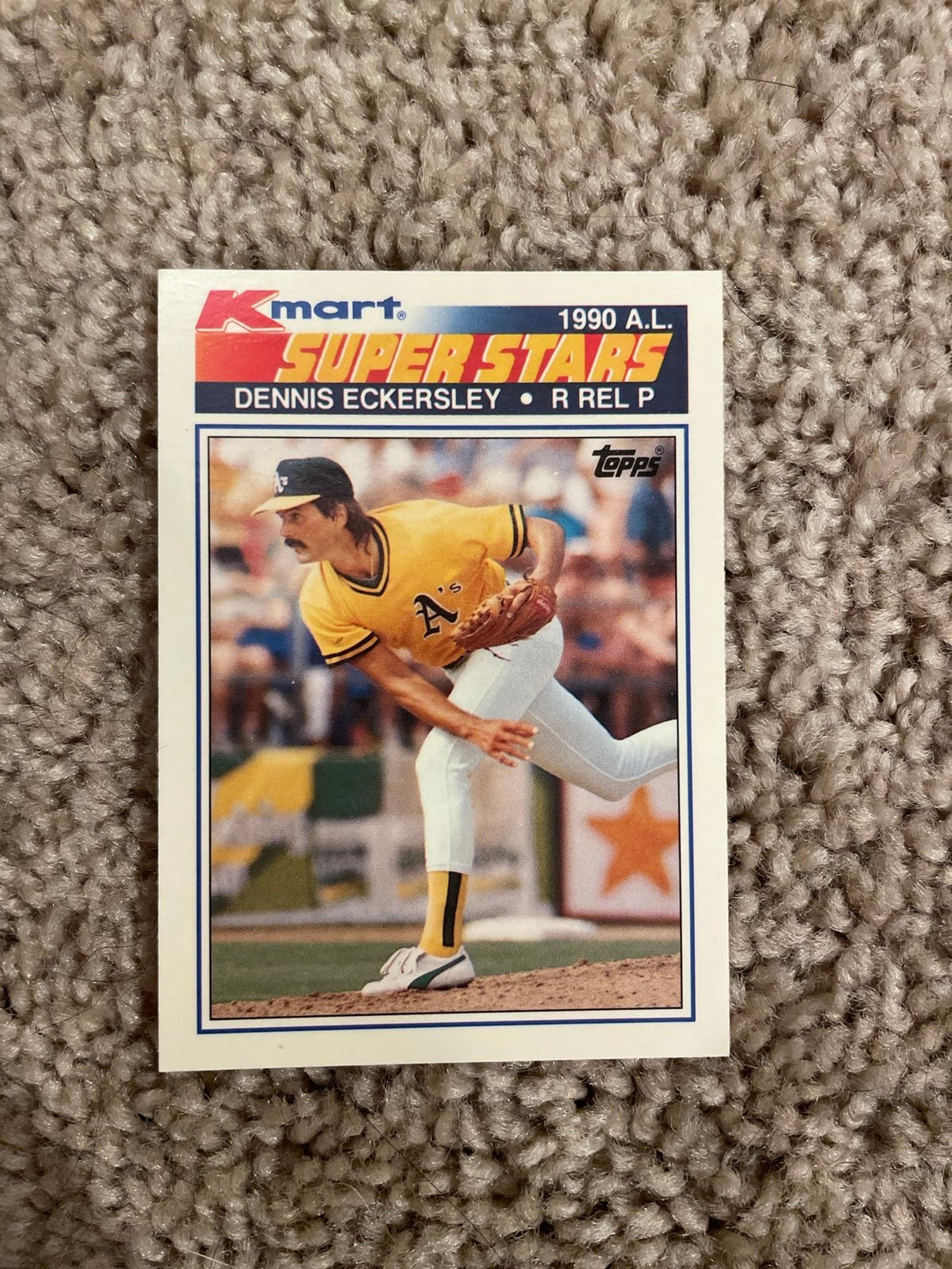Dennis Eckersley Baseball Kmart Topps Trading Card 1990