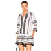 Dodo Bar Or Delilah Pompom Trim Romper Size S Small NWT White Black