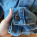 VTG Denim Looney Tunes Women’s Jacket Sz M- Taz Tweety Lady Taz Sylvester