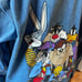 VTG Denim Looney Tunes Women’s Jacket Sz M- Taz Tweety Lady Taz Sylvester