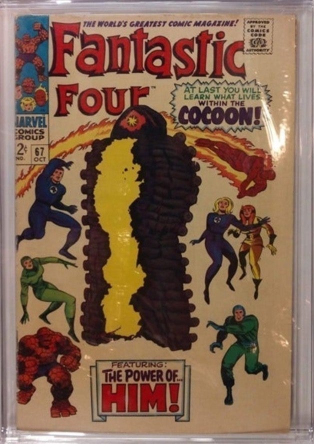 Fantastic Four #67, 1st cameo appearance and origin of HIM