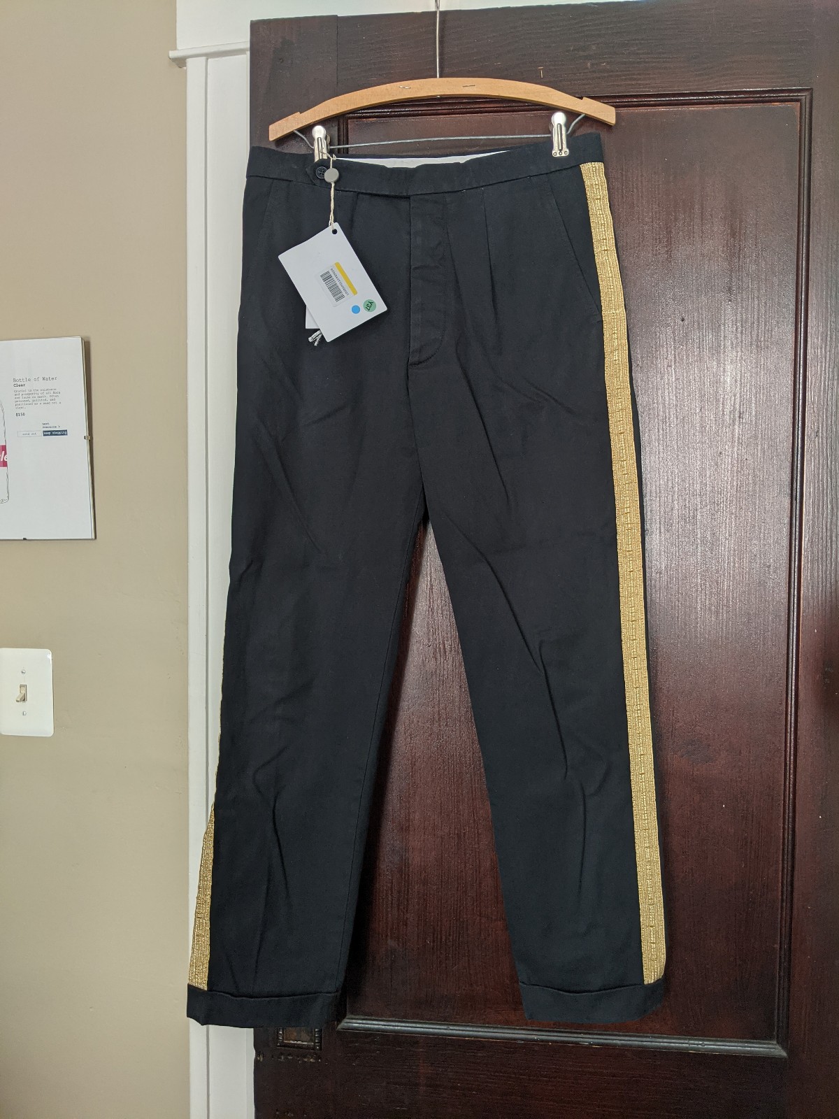 Palm Angels chino track pants NWT