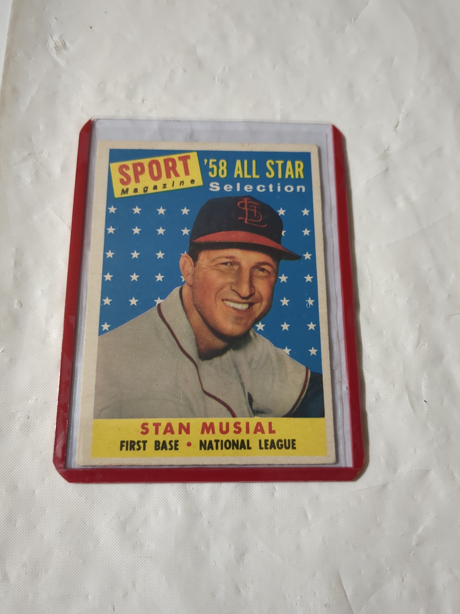 1958 Topps All-Star Stan Musial Baseball card #476