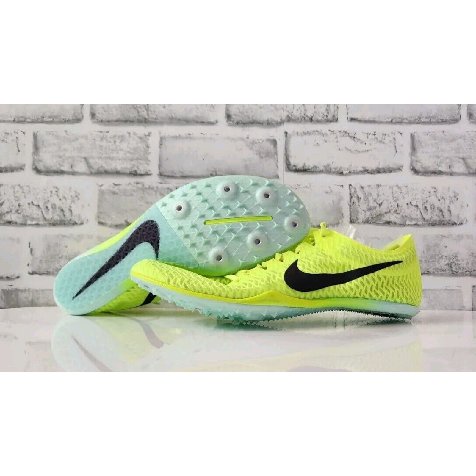 Nike Zoom Mamba V Track & Field Spike Volt Mint Foam Green DR9945-700 Sz 10.5