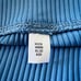 CARBON38 Solid Blue Ribbed 7/8 Leggings - L