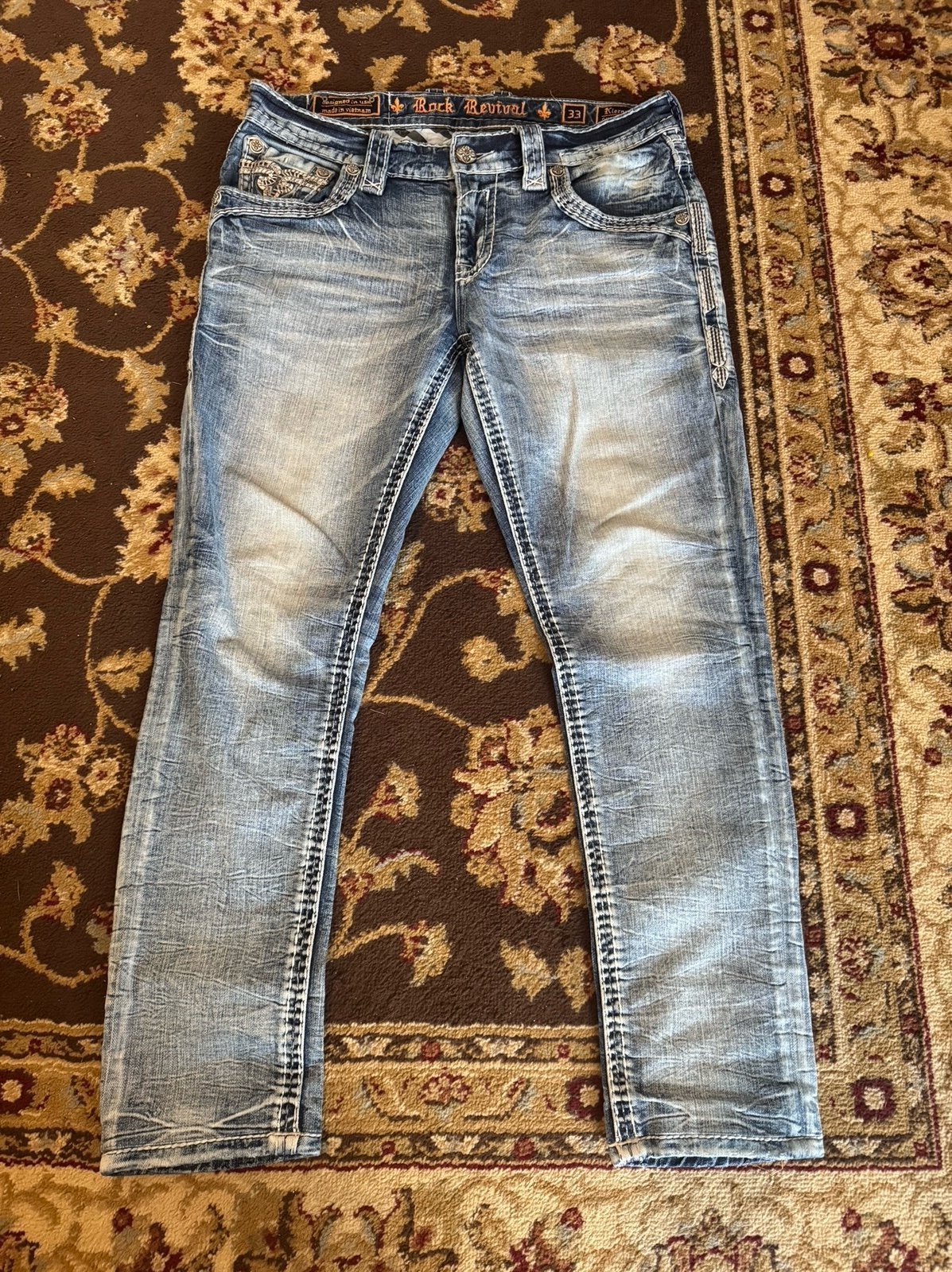 Kieran Slim Taper Rock Revival Jeans
