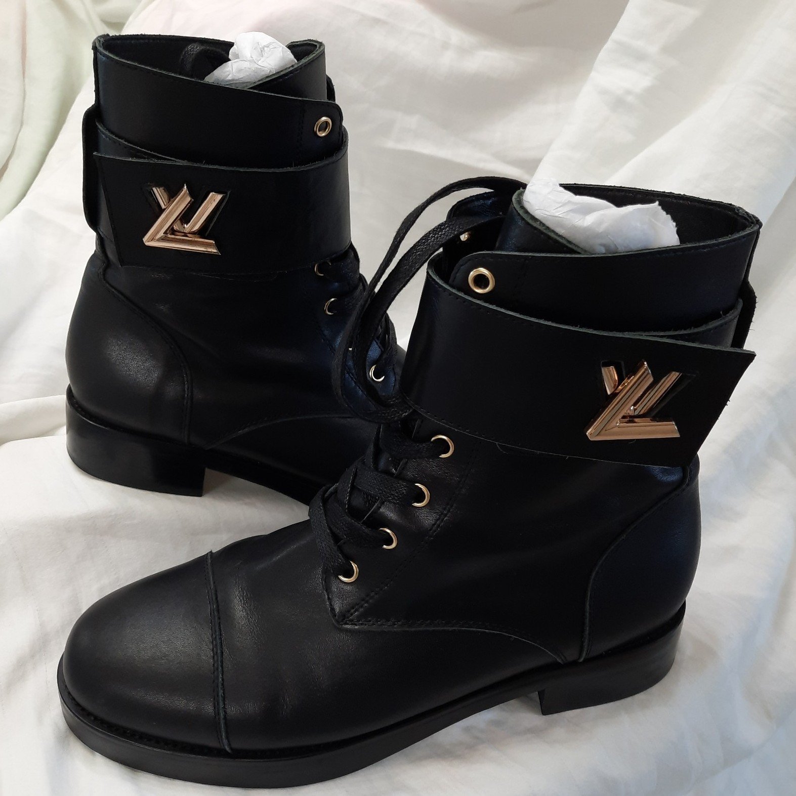Louis Vuitton Logo Boots | Mercari Louis Vuitton Logo Boots | Mercari