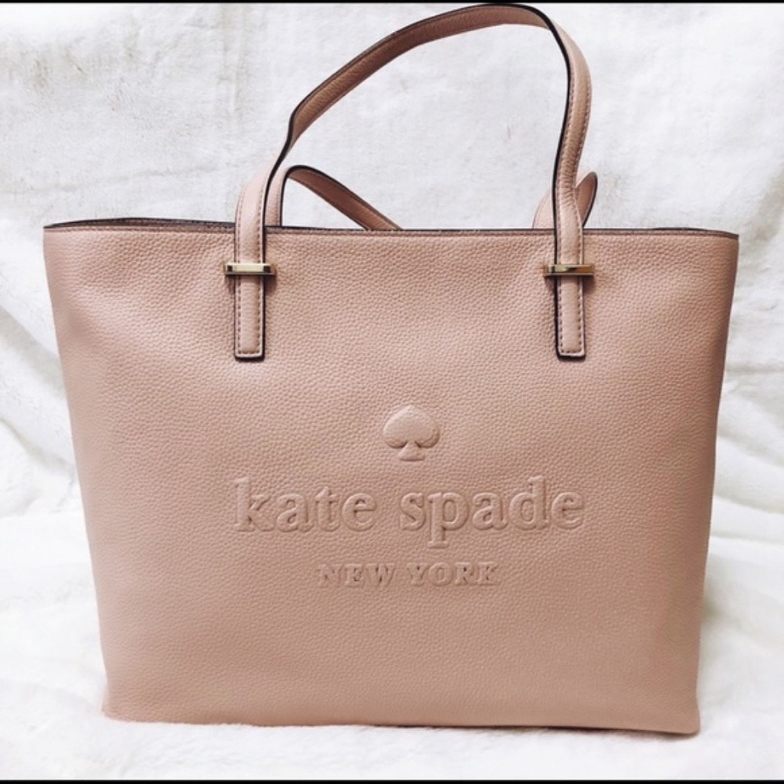 Kate Spade Pink Remmi Leather Ash Tote