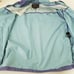 Vintage Eddie Bauer Rain Jacket Vented Nylon Blue Hooded Full Zip Womens Medium