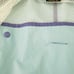 Vintage Eddie Bauer Rain Jacket Vented Nylon Blue Hooded Full Zip Womens Medium