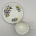 Elizabethan Fine Bone China Teacup and Saucer - Floral Pansy Pattern