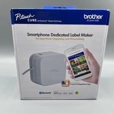 BROTHER P-touch CUBE Label Maker PTP300BTBU