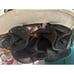 Vintage 80s Beige + Black Sonni of San Francisco Wool Wide Brim Hat with Black N