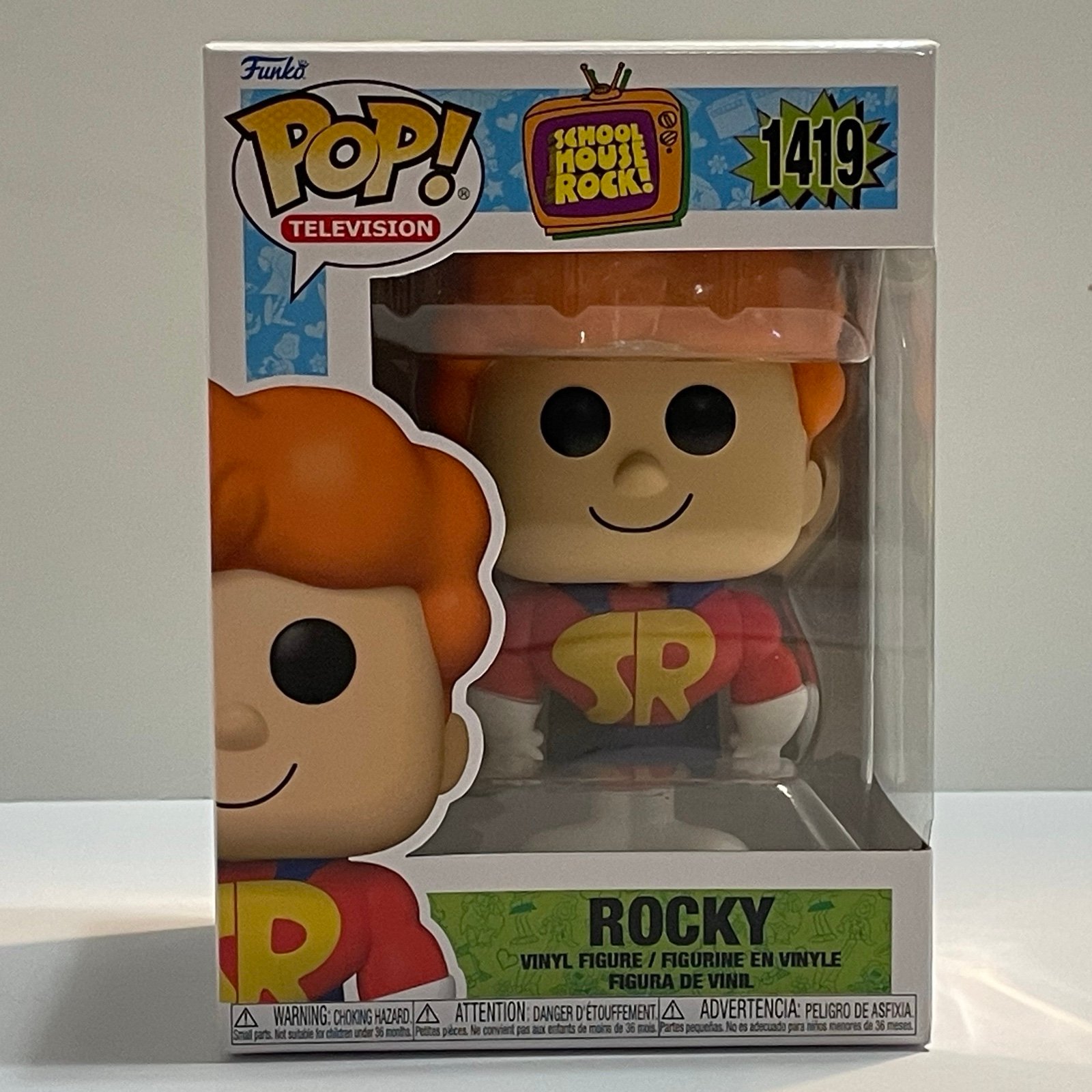 1419 Rocky Vaulted Funko Pop TV Schoolhouse Rock NIB