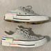 Converse Cream 'Proud To Be' Rainbow Heathered Low Top LGBTQIA+ Platform Shoes