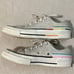 Converse Cream 'Proud To Be' Rainbow Heathered Low Top LGBTQIA+ Platform Shoes