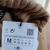 Zara Brown turtle Neck Long Sleeveless