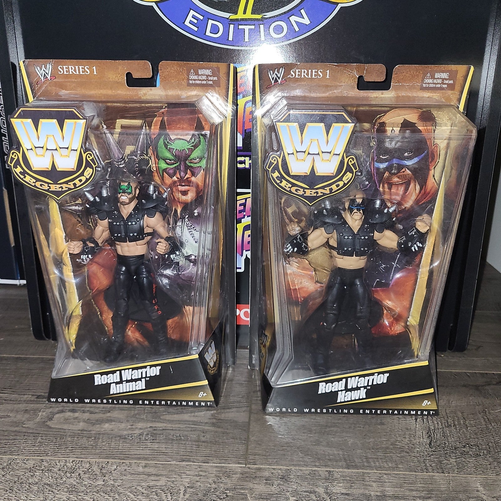WWE ELITE SERIES 1 LEGENDS ROAD WARRIORS/L.O.D.