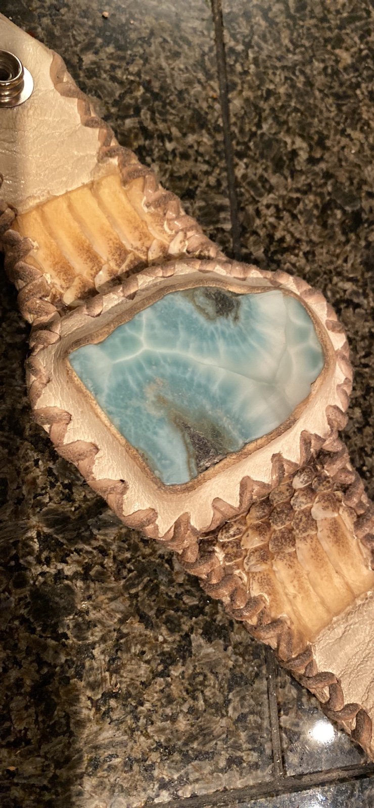 Handmade Larimar Bracelet