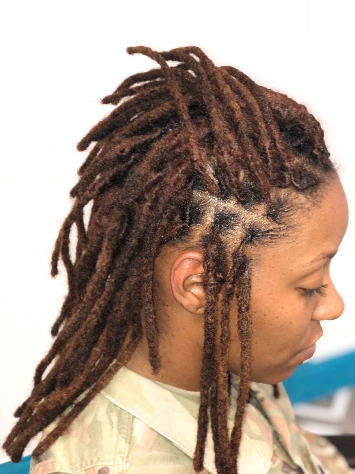 Human hair loc extentions