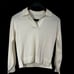 PETER MILLAR Sweaters Womens Small Cream Silk Cotton Blend V-Neck Collared Golf