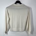 PETER MILLAR Sweaters Womens Small Cream Silk Cotton Blend V-Neck Collared Golf