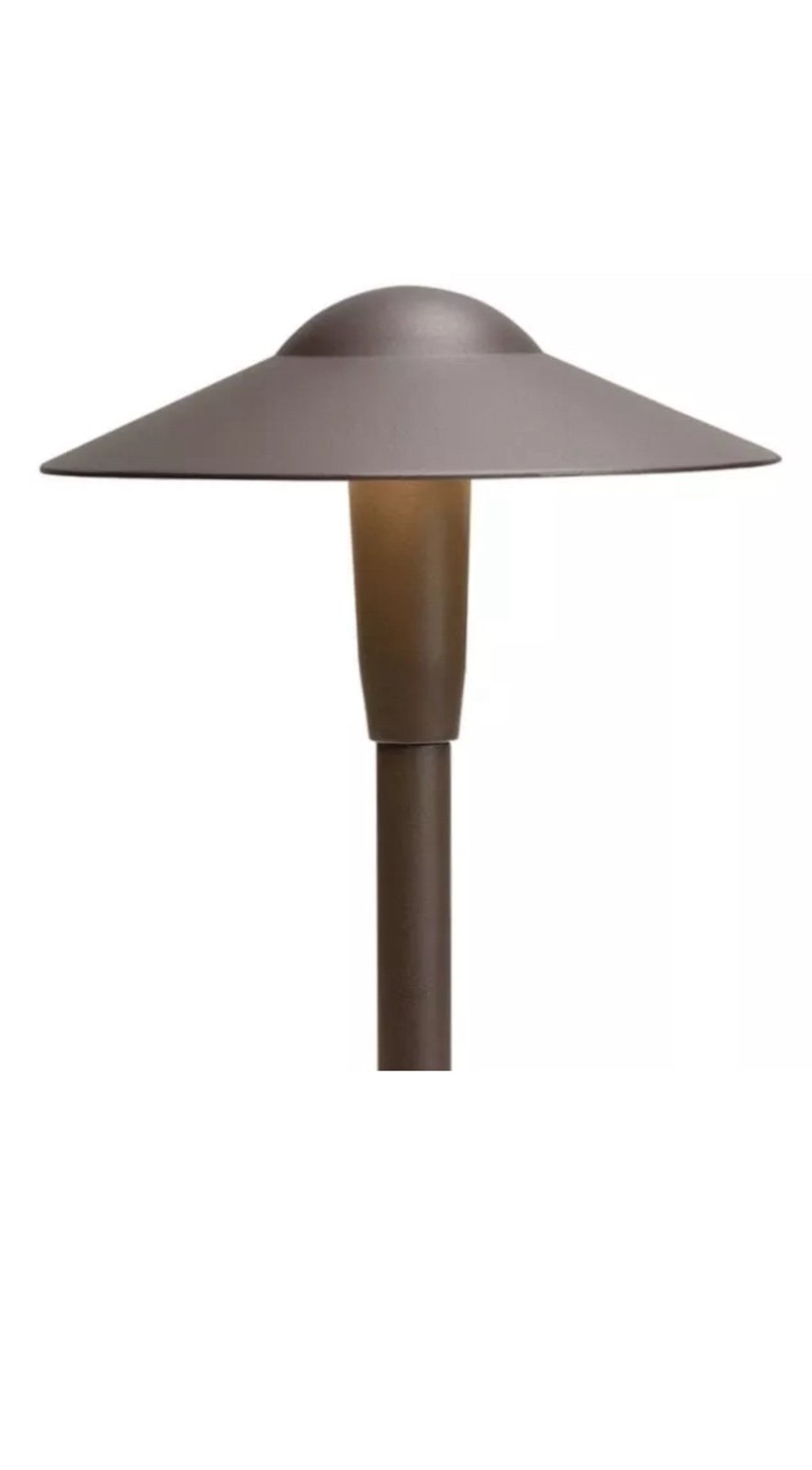 Kichler Short Dome 2700K LED Path Light - Architectural Bronze (15811AZT27R)
