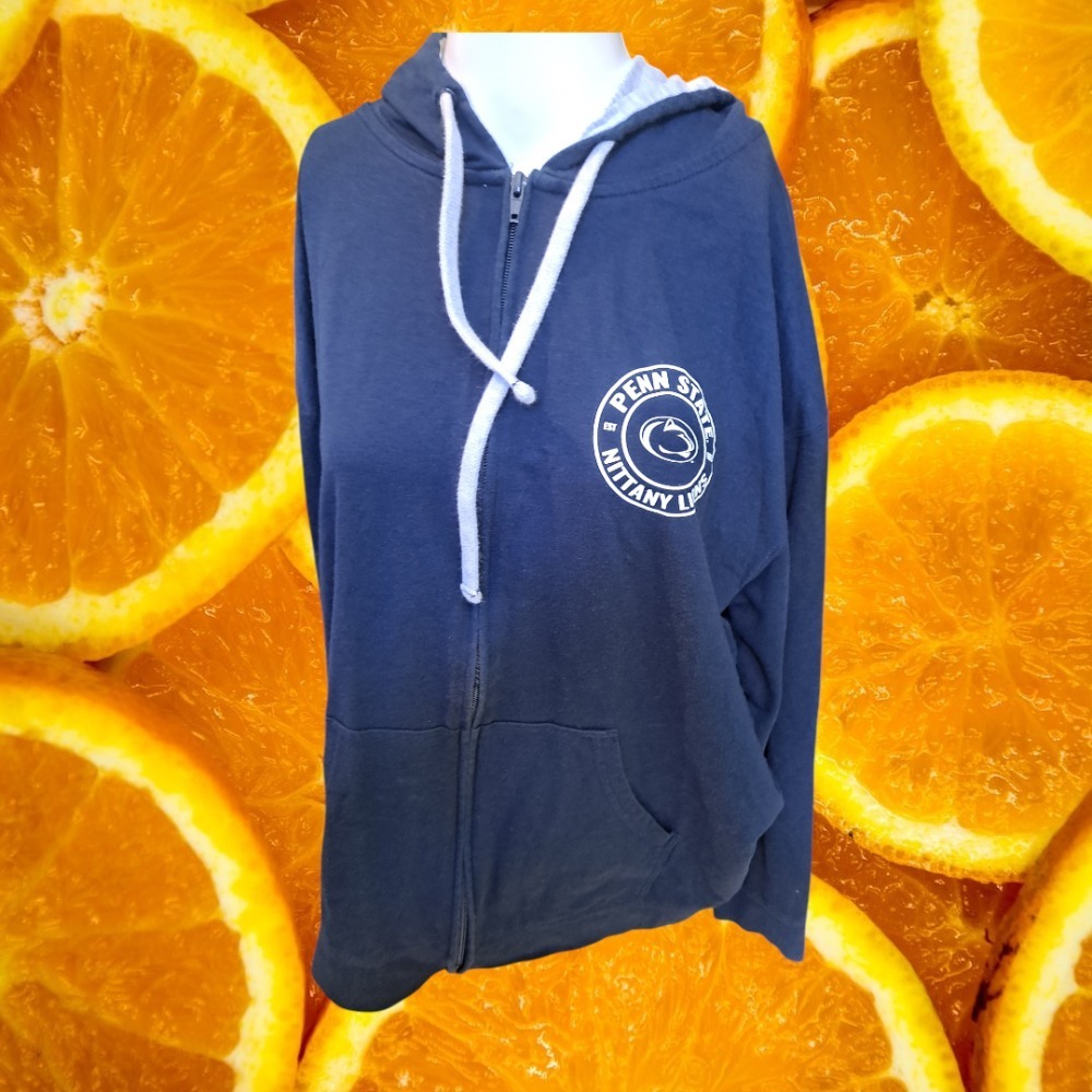 Next Level Penn State Nittany Lions Full Zip Hoodie Sweatshirt XXL