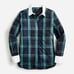 J Crew Classic-fit cotton poplin shirt in Black Watch tartan BN034 Size 4