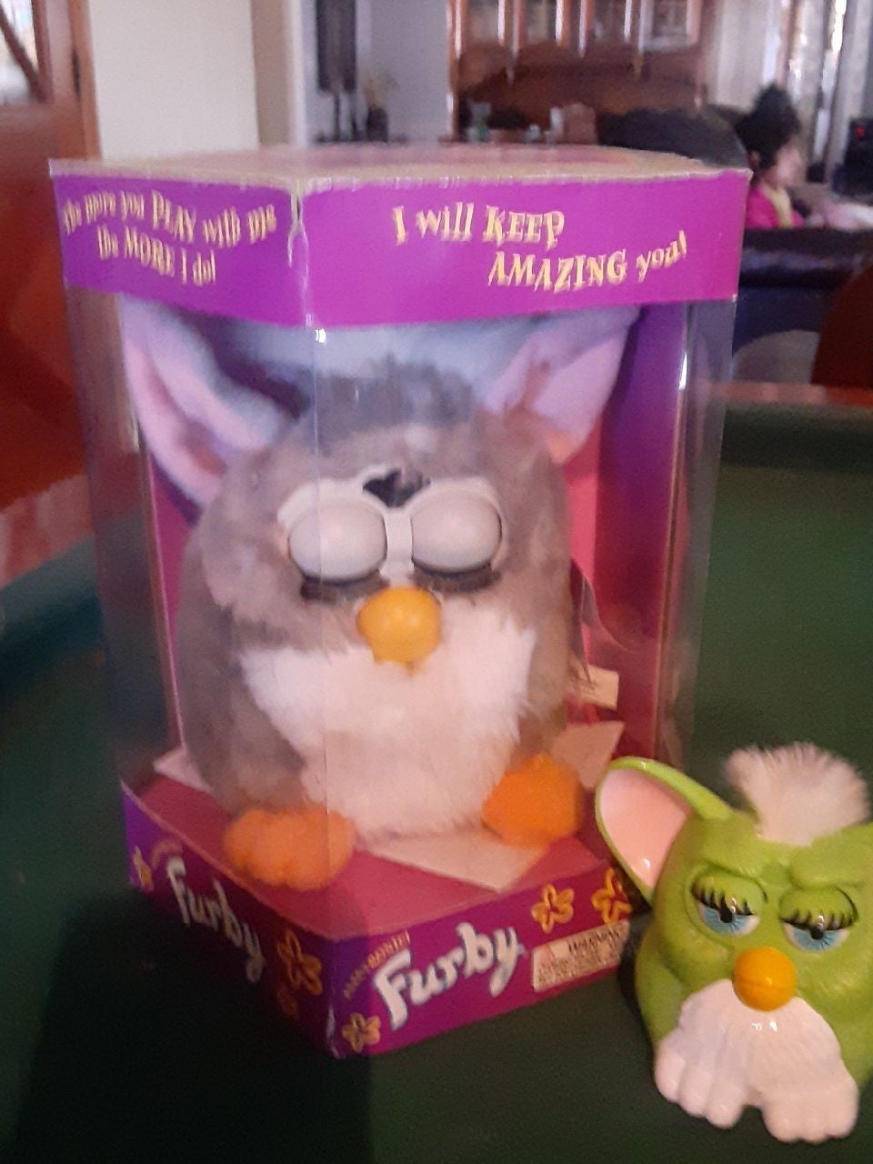 Furby 1998 ORIGINAL 1st Gen White Snowball 70-800 NEW in Box RARE SNG  Misprint!