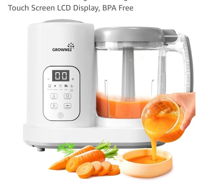 GROWNSY Baby Food Maker | Baby food Processor | All-in-One Baby Food Puree Blend