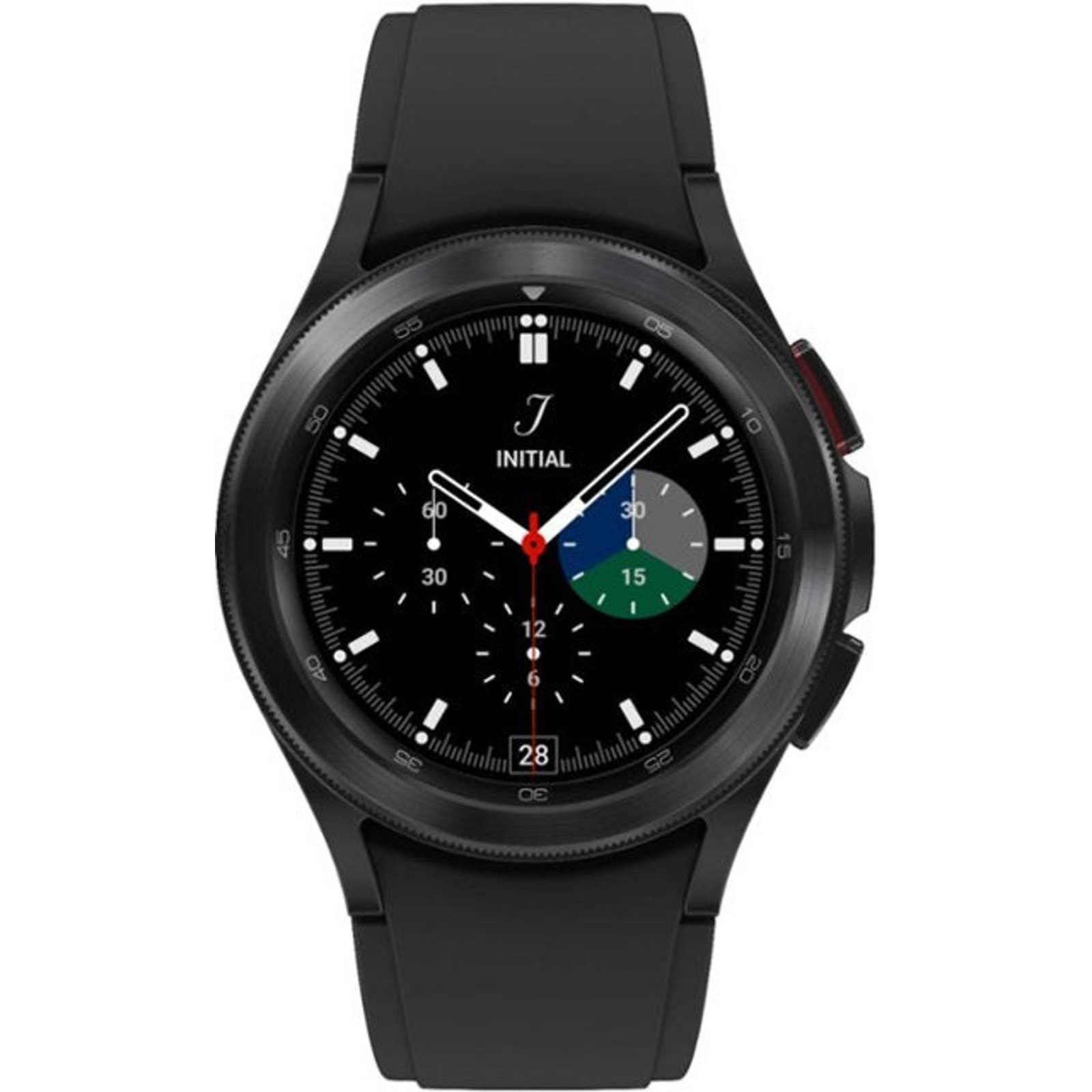 Samsung - Galaxy Watch4 Classic Stainless Steel Smartwatch 42mm LTE - Black