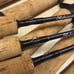 (3) 4'6 Shakespeare Micro Series Graphite UL Casting Rods Cork Handle Blue