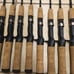 (3) 4'6 Shakespeare Micro Series Graphite UL Casting Rods Cork Handle Blue