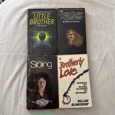 Evil Runs In The Family: 70s 80s Sibling Pb Horror Lot