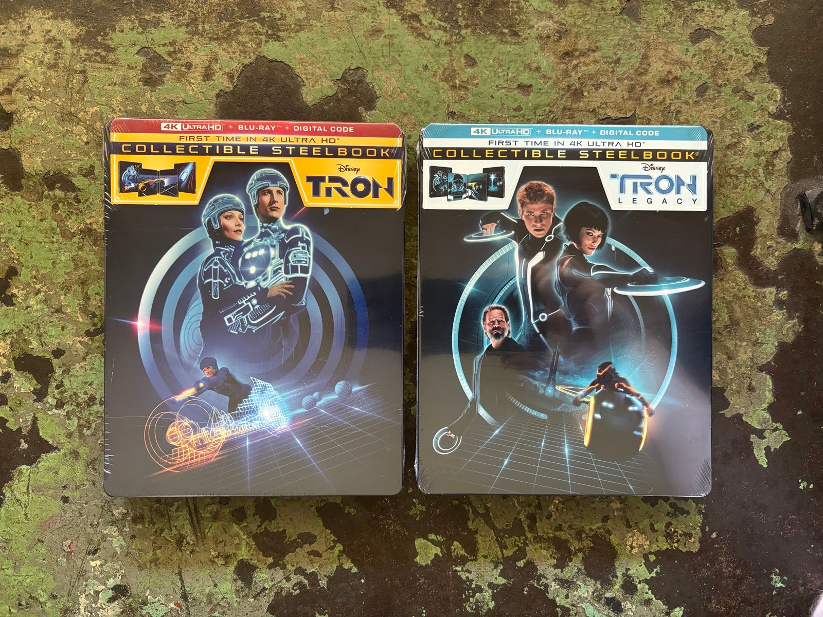 Tron & Tron: Legacy 4K Limited Edition Steelbook (4K+Blu-ray+Digital) BRAND NEW