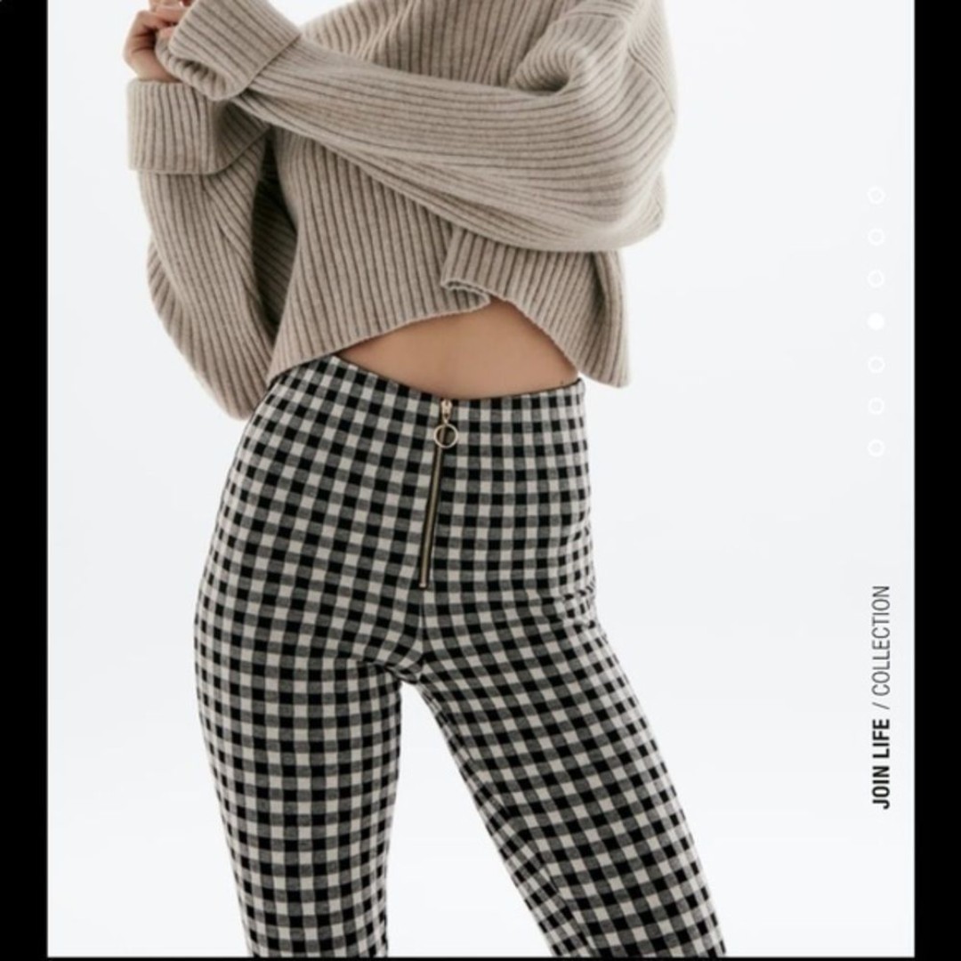 ZARA GINGHAM LEGGINGS 4387/291