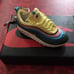 A collection of 7 Jordan key chain sneakers. Lowest cost on Internet. SAVE