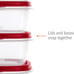 60-Piece Food Storage Containers with Lids
