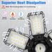 2 Pack LED Garage Lights Bulb with 6+1 Deformable Panels