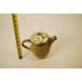 Floral Glazed Ceramic Stoneware Teapot