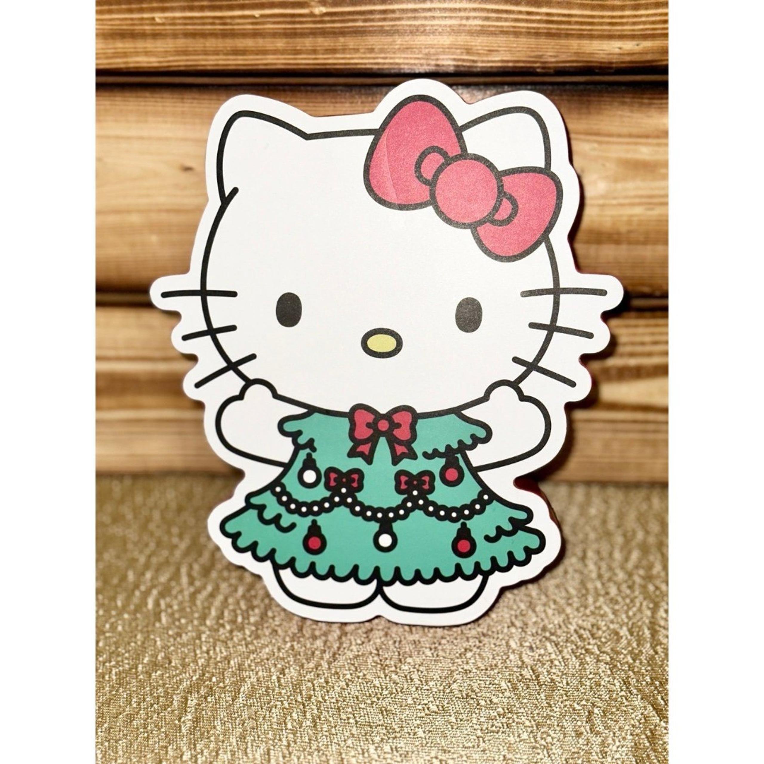 New Hello Kitty Christmas Wooden Wall Plaque Decor SANRIO