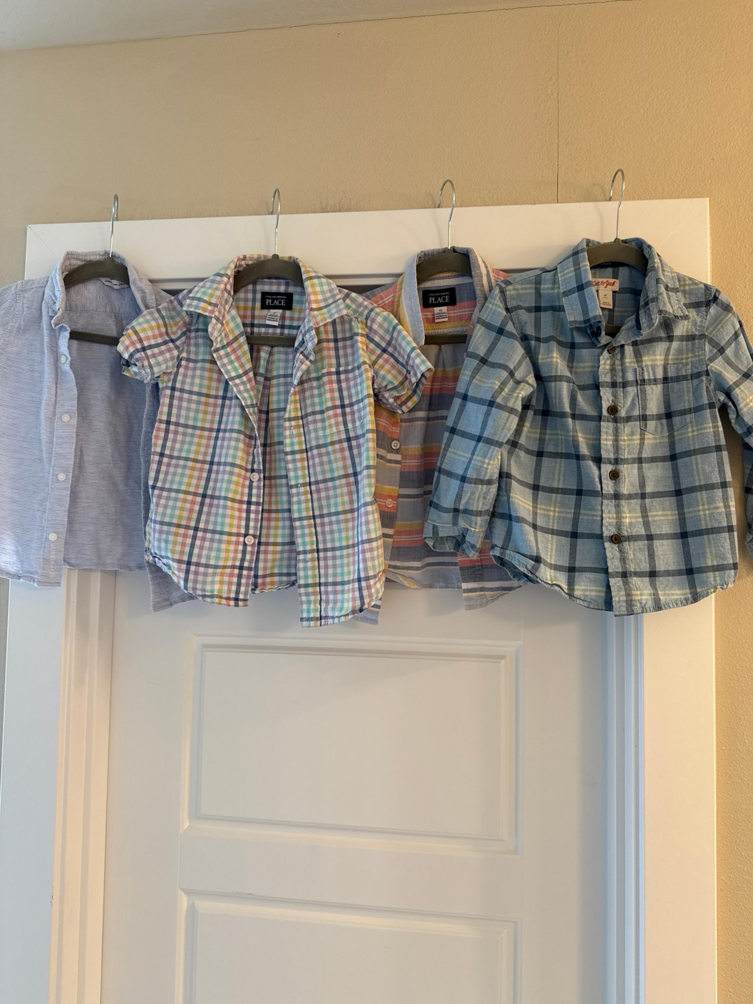 Boys 3T button front shirt lot.