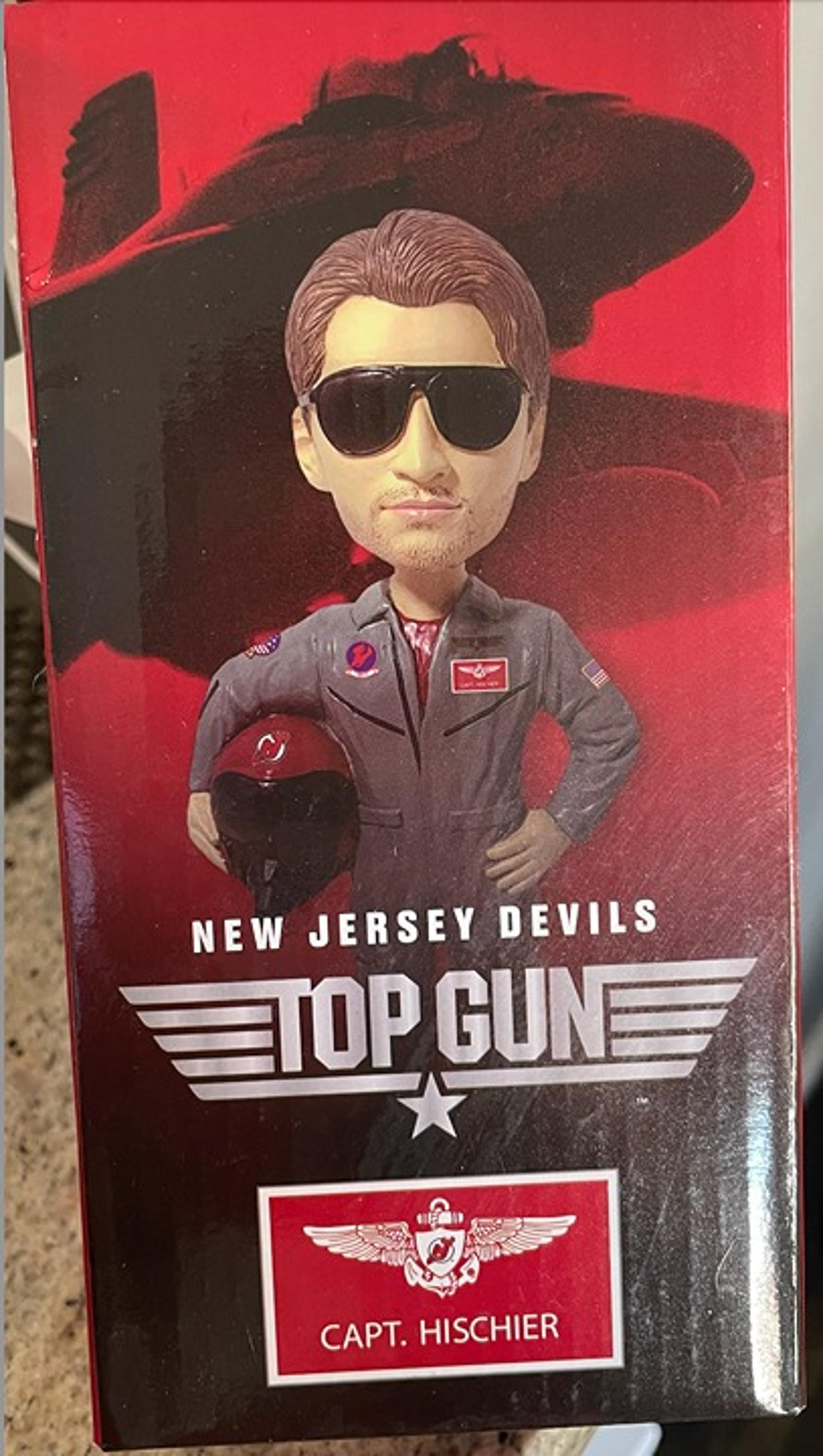 Nico Hischier Top Gun New Jersey Devils Bobblehead