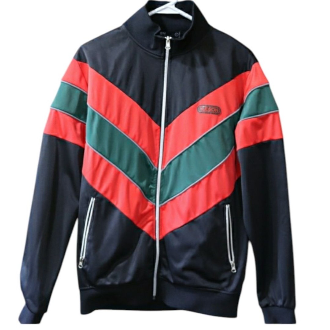 Hudson Black & Red Track Jacket LG