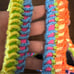 Ferrarini By PQ Rainbow Colorful Stripe Triangle Bikini Top One Size