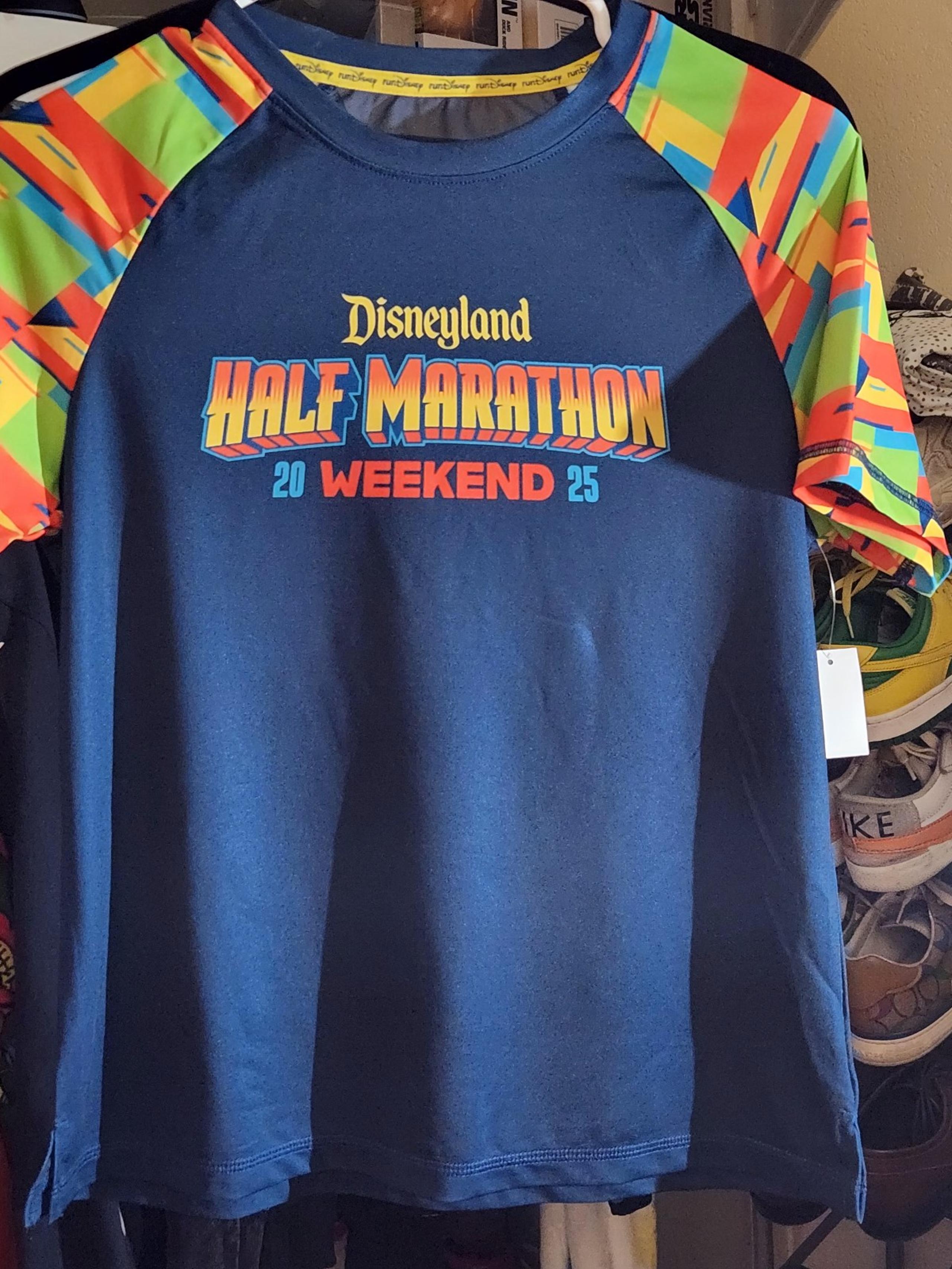 Disneyland Half Marathon 2025 running shirt Run Disney XS