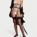 Victoria Secret Embroidered Bow Teddy size Large NWT colors black and white