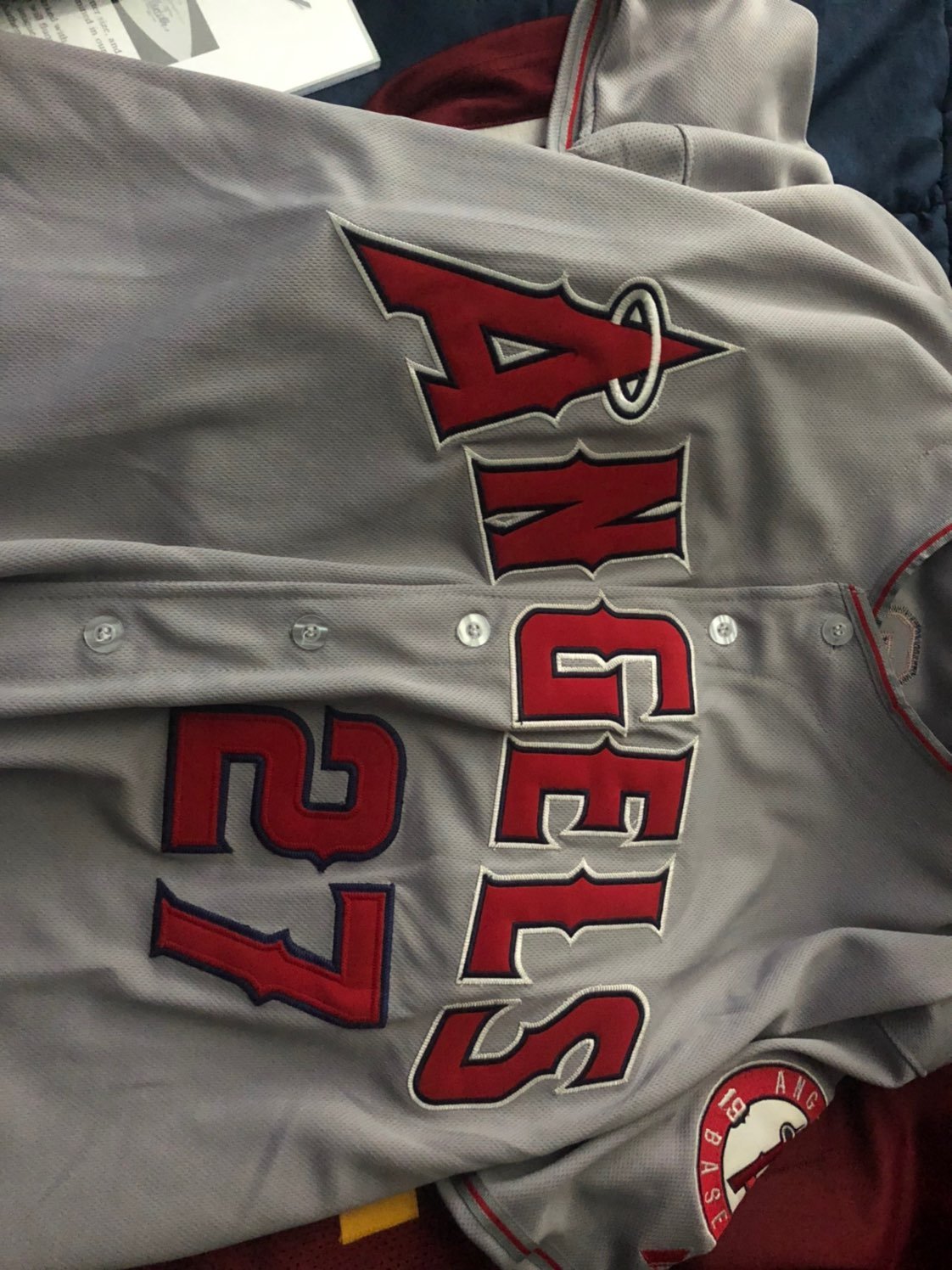Mike trout autographed Jersey-Full name!