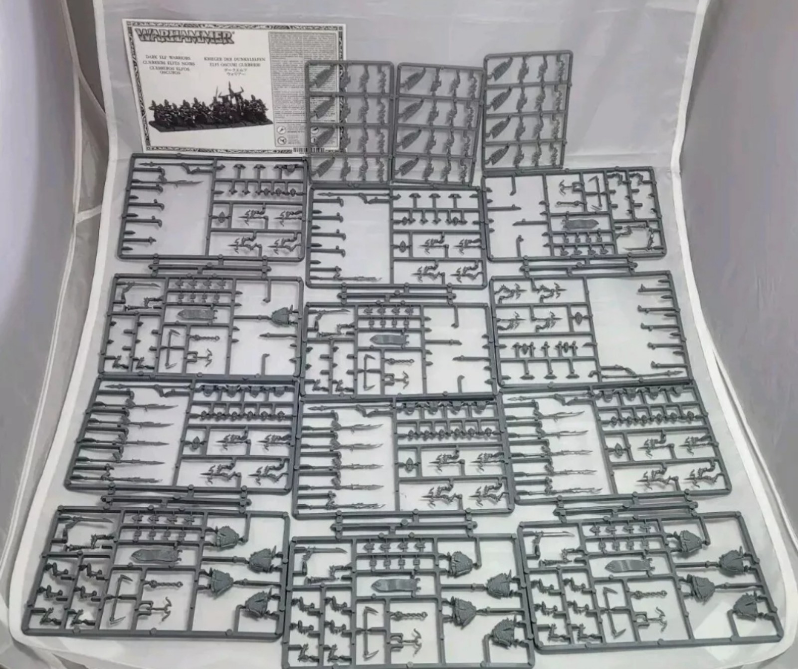 Dark Elves Elf Warriors Regiment Sprues x13 Bodies + Bits Warhammer Oldhammer